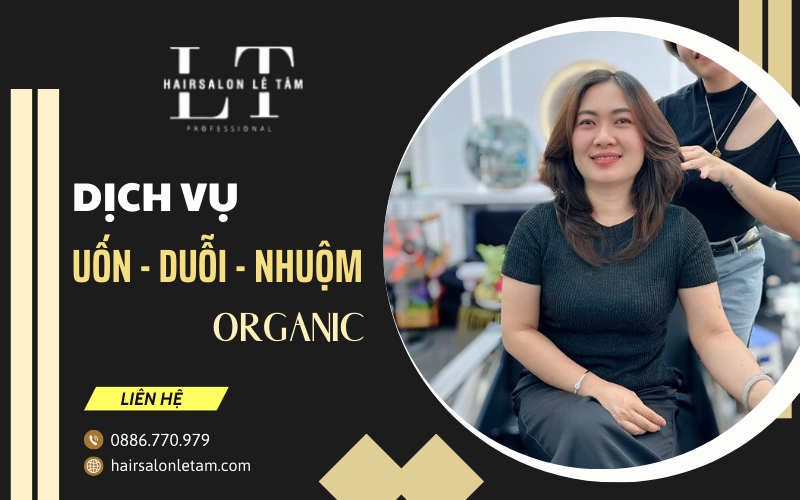 uốn duỗi nhuộm organic