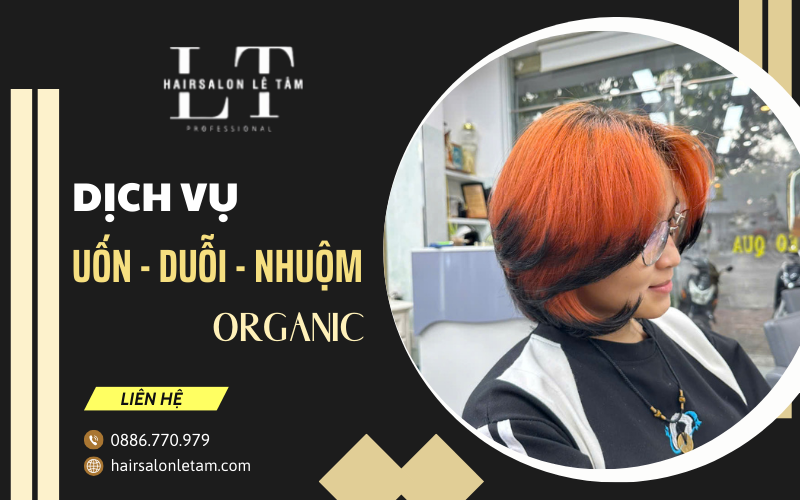 uốn duỗi nhuộm organic