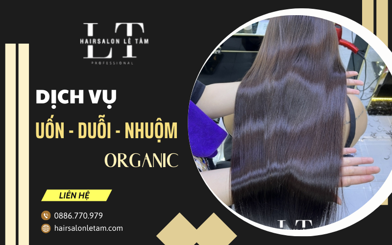 uốn duỗi nhuộm organic